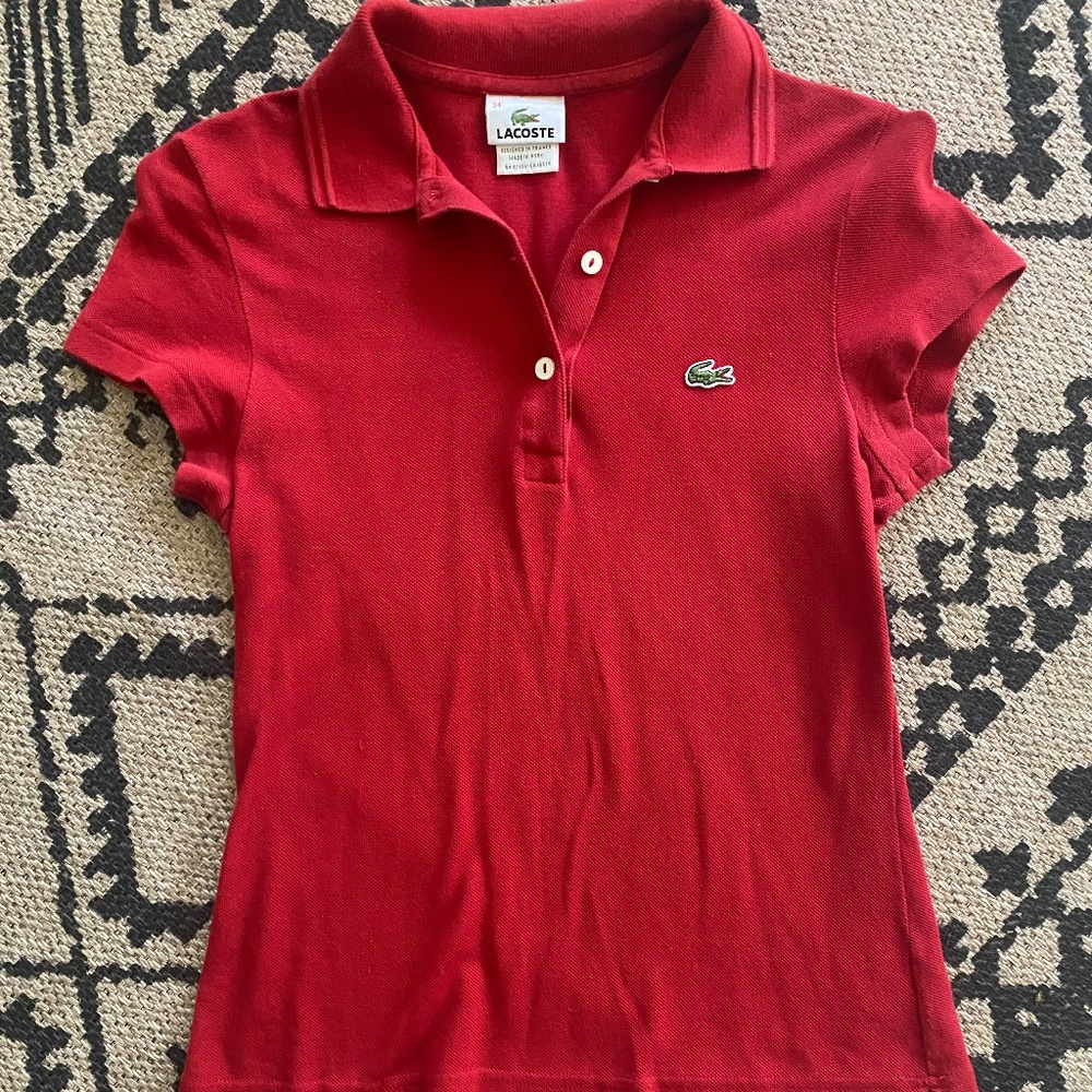 LACOSTE - Red Polo